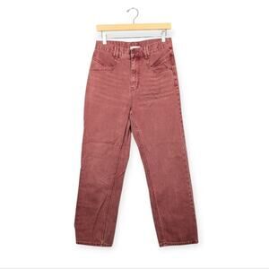 BDG Urban Outfitters Issa Faded Red High Waisted Cowboy Jeans Size 29